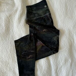 lululemon winder under 25” leggings, marble print